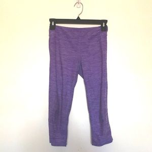 Purple joggers mid leg